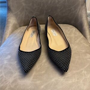 Jimmy Choo Romy Studded Women's Ballet Flats